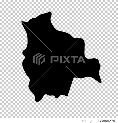 玻利維亞地圖輪廓 玻利維亞地圖輪廓 133606276