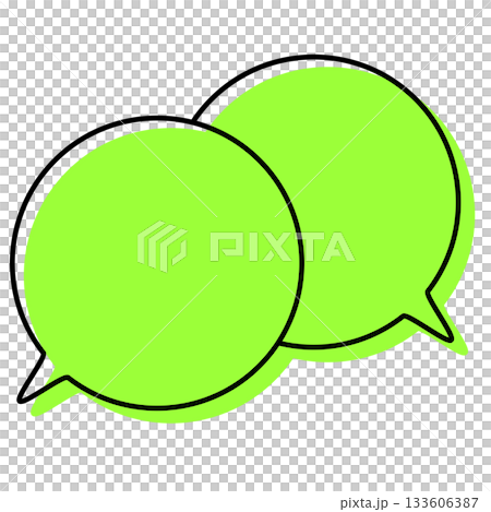 簡單、錯置的對話框、重疊的對話 133606387