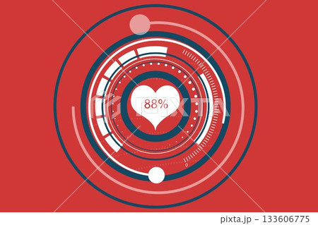 Digital composite of heart icon 133606775