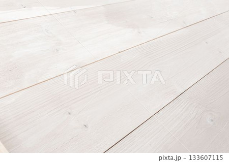 Bleached wooden planks background 133607115