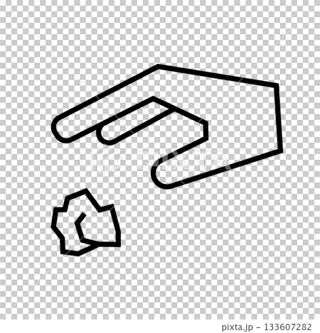 Littering icon simple 133607282