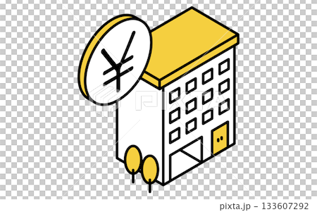 Real estate purchase, simple line drawing isometric illustration of a profitable investment apartment Real estate purchase, simple line drawing isometric illustration of a profitable investment apartment 133607292