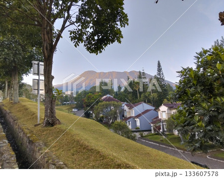 Mountain Vista Over Residential Area 133607578