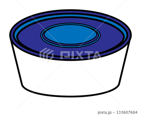 保存容器　タッパー　イラスト素材　1 133607684