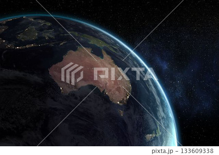 Composite image of illuminated Earth Composite image of illuminated Earth 133609338