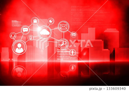 Futuristic technology interface Futuristic technology interface 133609340