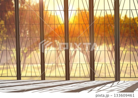 View of a tree out of a window 133609461