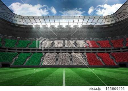 Stadium full of italy football fans 133609493