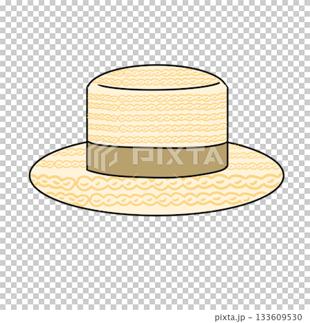 かんかん帽子　帽子　ファッション 133609530