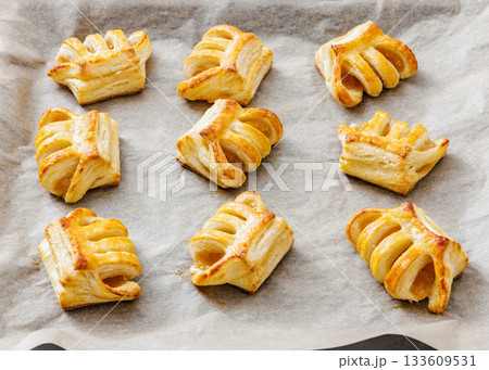 Puff Pastry Apple Pockets, Apple Hand Pies 133609531