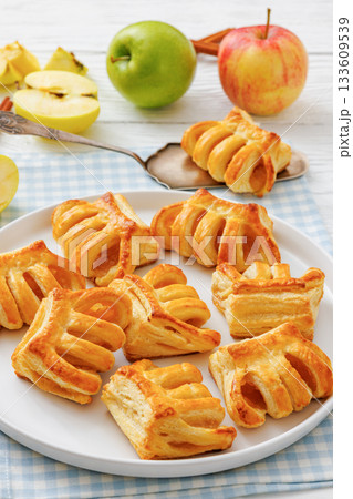 Puff Pastry Apple Pockets, Apple Hand Pies Puff Pastry Apple Pockets, Apple Hand Pies 133609539