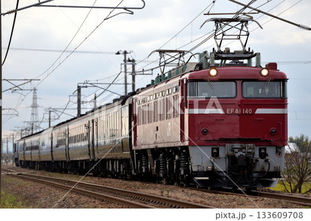 信越本線を走るEF81140ありがとうEL3号 信越本線を走るEF81140ありがとうEL3号 133609708