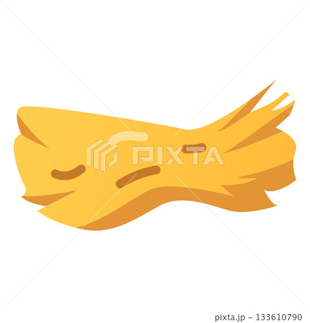 Haystack flat vector icon, sheaf of wheat ears, cartoon bale of hay, straw barn, dry grass heap forage cereal plant crop Haystack flat vector icon, sheaf of wheat ears, cartoon bale of hay, straw barn, dry grass heap forage cereal plant crop 133610790