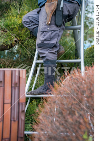 Japanese Gardener 133611754