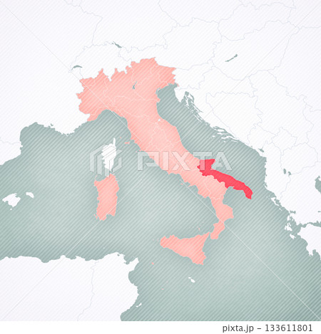 Map of Italy - Apulia Map of Italy - Apulia 133611801