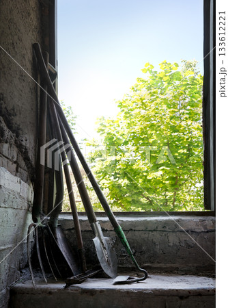 Old tools in the barn Old tools in the barn 133612221