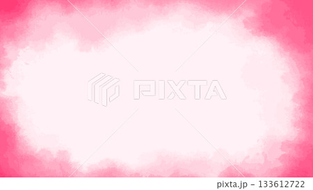 Delicate watercolor pink background vector graphic 133612722