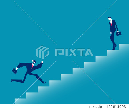 Robot. Artificial intelligence witht business replacement Robot. Artificial intelligence witht business replacement 133613008