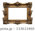 レトロな動物の彫刻のある額縁 133613460