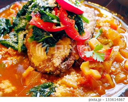 チキンと野菜のスープカレー チキンと野菜のスープカレー 133614867