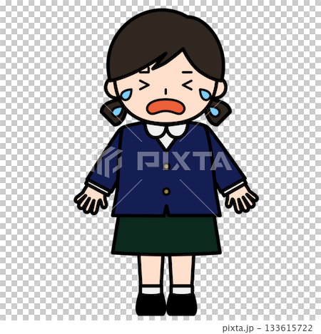 Crying girl Crying girl 133615722