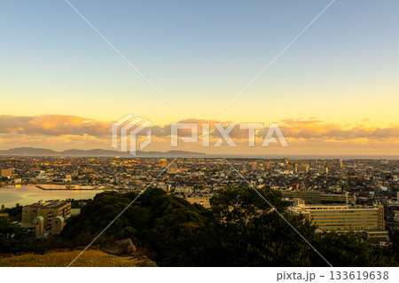 旅行　観光の写真　米子城　米子市 133619638