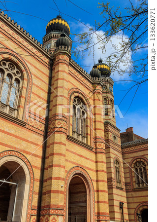 Dohany Street Synagogue also known as the Great Synagogue or Tabakgasse Synagogue in Budapest, Hungary Dohany Street Synagogue also known as the Great Synagogue or Tabakgasse Synagogue in Budapest, Hungary 133620771