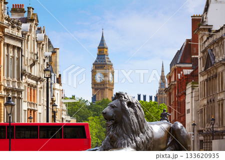 London Trafalgar Square in UK 133620935
