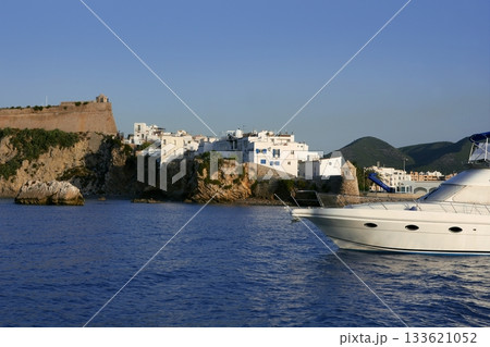 Ibiza landmark island in Mediterranean sea 133621052