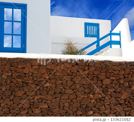 Lanzarote Playa Blanca typical white house 133621082
