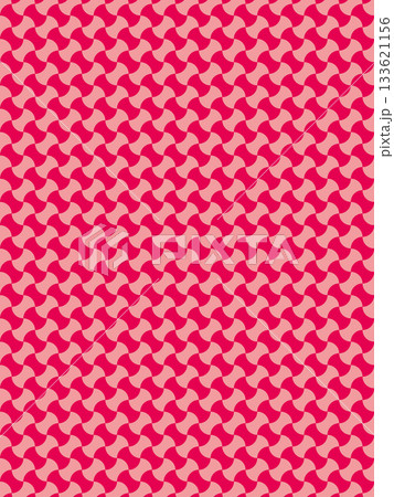 サーモンピンクの分銅繋ぎの背景 133621156