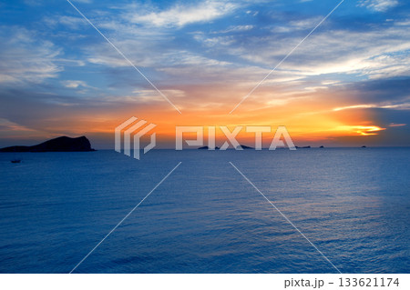 Ibiza cala Conta Conmte sunset 133621174
