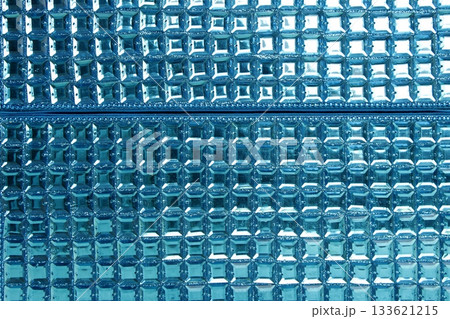 Colorful sequins macro closeup texture background 133621215