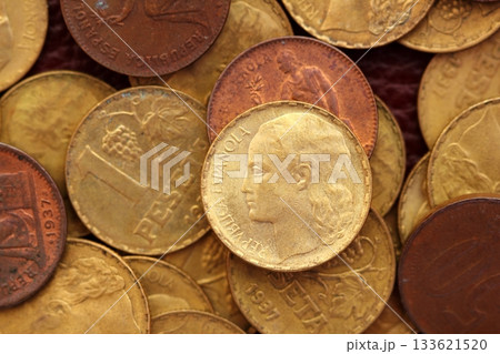 antique real old spain republic 1937 currency coin peseta 133621520