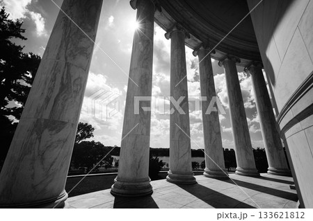 Thomas Jefferson memorial in Washington DC 133621812