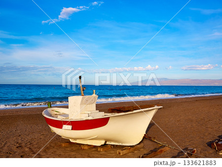 Almeria Cabo de Gata San Miguel beach boats Almeria Cabo de Gata San Miguel beach boats 133621883