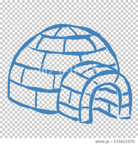 Igloo line art doodle cozy snowy winter shelter illustration for charming christmas clipart projects Igloo line art doodle cozy snowy winter shelter illustration for charming christmas clipart projects 133622070