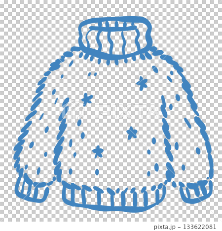 Fuzzy winter sweater line art doodle cute cozy knit clothing illustration for charming christmas clipart collections Fuzzy winter sweater line art doodle cute cozy knit clothing illustration for charming christmas clipart collections 133622081
