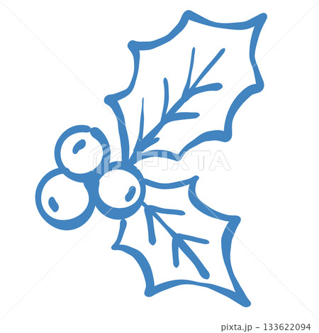 Hand drawn winter holly leaves with berries cozy soft line art perfect for holiday planners cards borders decorations and warm seasonal illustration themes Hand drawn winter holly leaves with berries cozy soft line art perfect for holiday planners cards borders decorations and warm seasonal illustration themes 133622094
