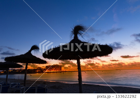 Majorca Sunset in Es Trenc beach in Campos 133622292