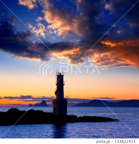 Sunset from La Savina lighthouse in Formentera 133622411