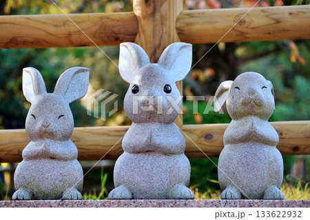 出雲大社のうさぎ像 133622932