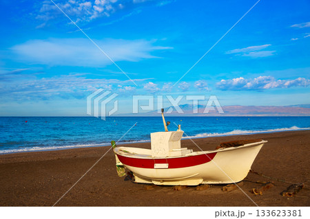 Almeria Cabo de Gata San Miguel beach boats 133623381