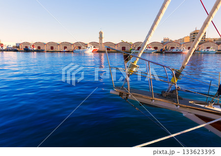 Gandia port puerto Valencia in Mediterranean Spain 133623395