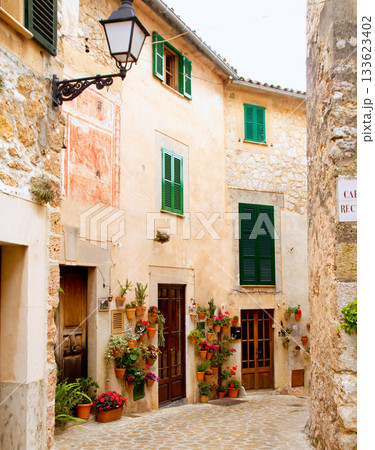 Medieval Valldemosa traditional Majorca village 133623402