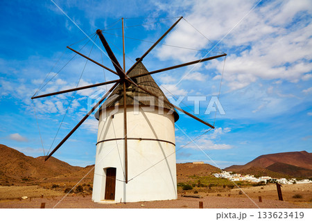 Almeria Molino Pozo de los Frailes windmill Spain 133623419