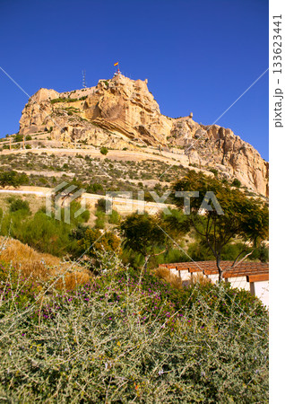 Alicante Santa Barbara Castle in Spain Alicante Santa Barbara Castle in Spain 133623441