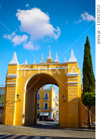 Seville Puerta de la Macarena Arch door Spain Seville Puerta de la Macarena Arch door Spain 133623912