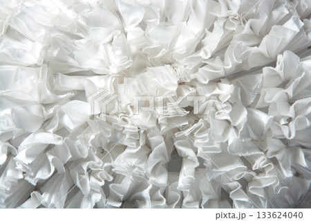 ruffled fabric pleated fashion texture ruffled fabric pleated fashion texture 133624040