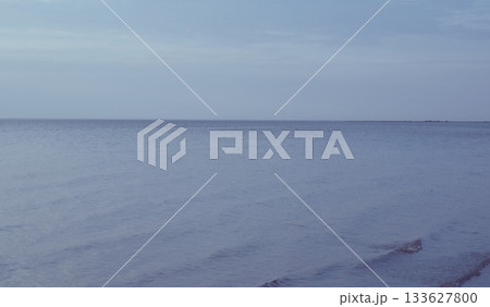 Blue sea with waves and sky with clouds landscape Blue sea with waves and sky with clouds landscape 133627800